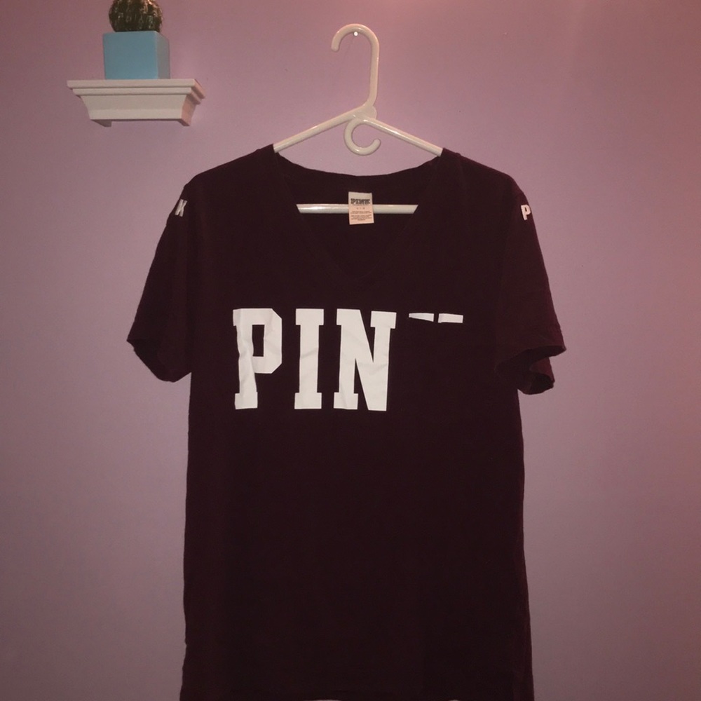 Victoria’s Secret pink t-shirt